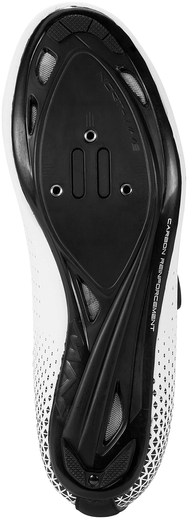 Northwave Unisex Carretera Core Plus 2 Shoes Sport, Blanco Black, 9.5 US Men