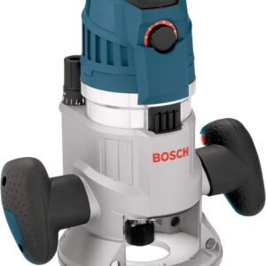 Bosch MRC23EVSK Combination Router - 15 Amp 2.3 Horsepower Corded Variable Speed Combination Plunge & Fixed-Base Router Kit with Hard Case & RBS010 10pc. All-Purpose Router Bit Set