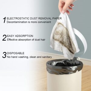 200 Pcs Dry Floor Wipes Dry Sweeping Cloths Dry Floor Cloths Disposable Floor Cleaning Wipes Micro Fibre Floor Cloths, Wet or Dry Wipes Floor Duster Cleaning, Fits Most Mops, 29 x 21cm