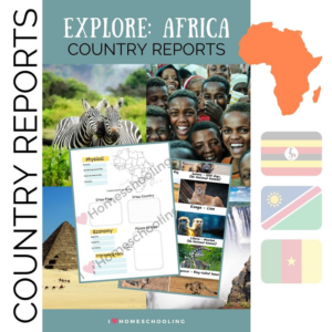 explore africa: country report template and workbook
