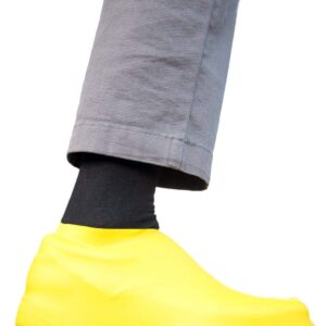 veloToze Roam - Commuting Shoe Cover - Works with Any Shoes - for Cycling, Commute, Flat Pedals, ebike, Walking Yellow