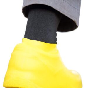 veloToze Roam - Commuting Shoe Cover - Works with Any Shoes - for Cycling, Commute, Flat Pedals, ebike, Walking Yellow