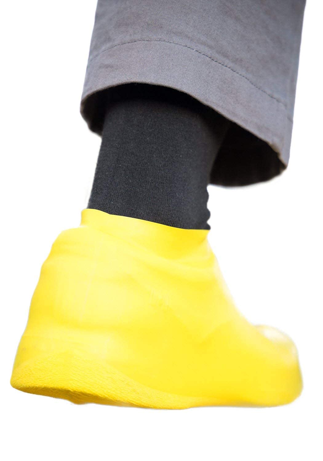 veloToze Roam - Commuting Shoe Cover - Works with Any Shoes - for Cycling, Commute, Flat Pedals, ebike, Walking Yellow