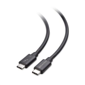 Cable Matters [Intel Certified] 40Gbps Thunderbolt 4 Cable 2.6ft with 8K Video and 240W Charging - 0.8m, Compatible with USB4, Thunderbolt 3 Cable and USB-C