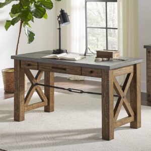 Martin Furniture IMJA384 54” Writing Desk, Brown