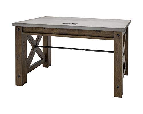Martin Furniture IMJA384 54” Writing Desk, Brown