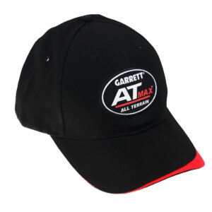 garrett at max black baseball cap one size fits all with fastener strap 1664600