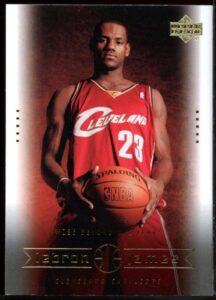 2003 upper deck #20 wise beyond his years lebron james cavaliers nba rookie card - ships in a brand new holder