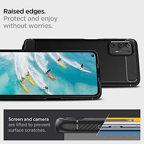 Spigen Rugged Armor Designed for Moto G Stylus (2021) Case [NOT Compatible with Moto G Stylus (2020) / Moto G Stylus (2021) 5G] - Matte Black