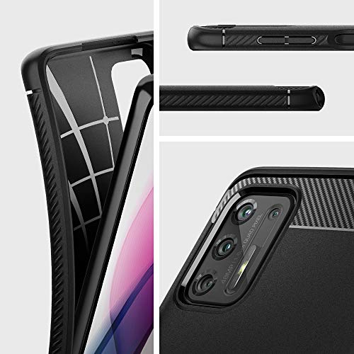 Spigen Rugged Armor Designed for Moto G Stylus (2021) Case [NOT Compatible with Moto G Stylus (2020) / Moto G Stylus (2021) 5G] - Matte Black