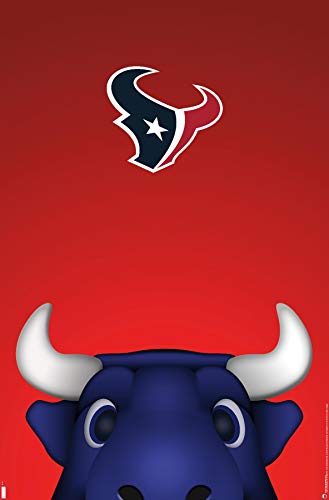 Trends International NFL Houston Texans - S. Preston Mascot Toro 20 Wall Poster, 14.725" x 22.375", Premium Unframed Version