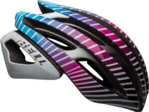 bell z20 mips adult road bike helmet - gloss purple/blue/white (discontinued), small (52-56 cm)