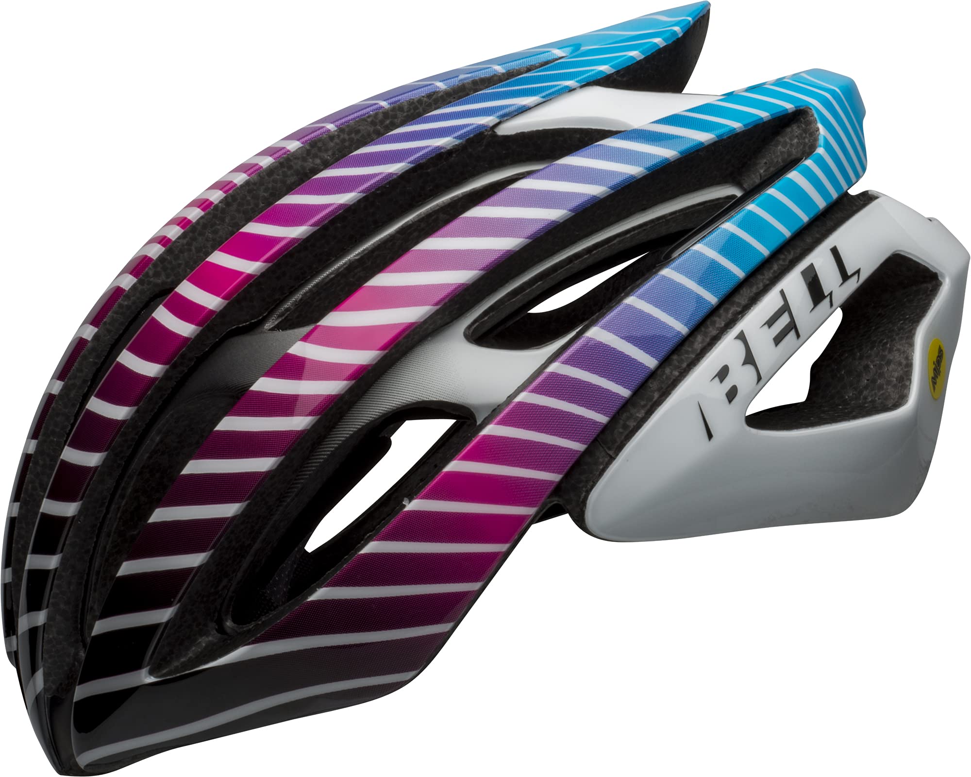 BELL Z20 MIPS Adult Road Bike Helmet - Gloss Purple/Blue/White (Discontinued), Small (52-56 cm)