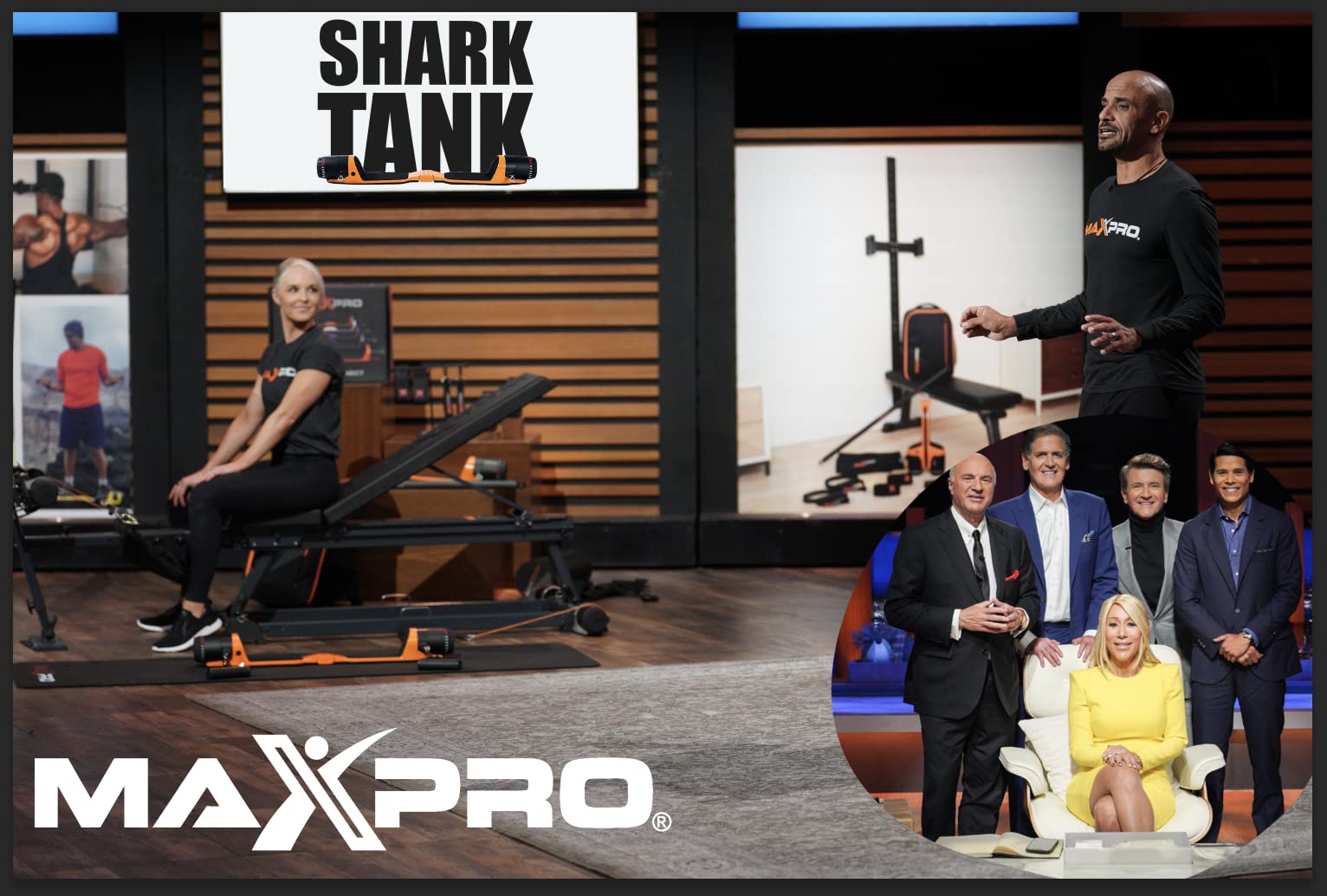 MAXPRO Fitness: Cable Home Gym | As Seen on Shark Tank | Versatile, Portable, Bluetooth Connected | 2-Year Warranty | Strength, HIIT, Cardio, Plyometric, Powerful 5-300lbs Resistance | Raw Metal