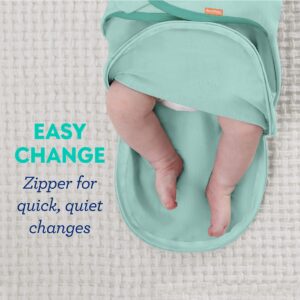 SwaddleMe Whisper Quiet Swaddle with Easy Change – Size Small/Medium, 0-3 Months, 1-Pack (Square Dance)