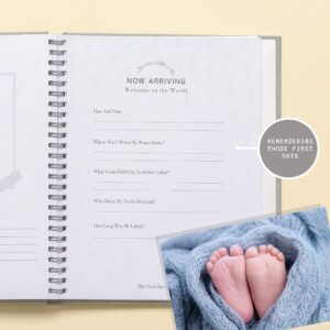 KITLIFE Pregnancy Planner Baby Book – Guided Pregnancy Journal – Ideal New Baby Journal for First Time Moms – Gender Neutral Memory Book – Perfect New Baby/Shower Gift