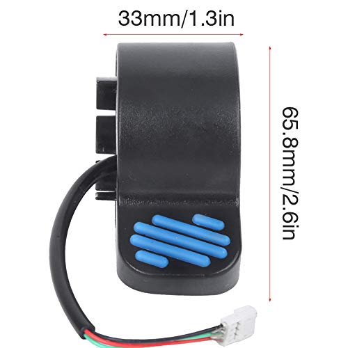 Vbest life Thumb Throttle,Electric Scooter Accelerator Thumb Throttle Accessory Compatible with XIAOMI Ninebot ES1 ES2 ES3 ES4 Black