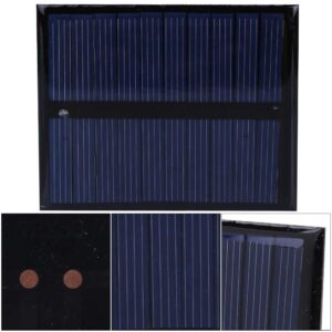 5V Solar Panel Charger, Polysilicon Waterproof Portable Solar Panel, Energy-Saving for Advertising Lights Low-Power Appliances