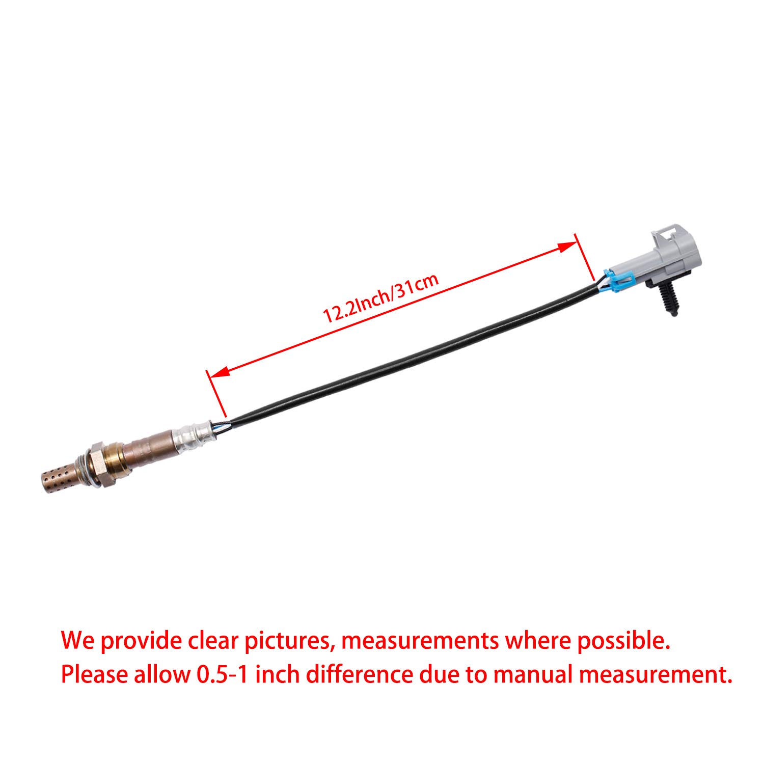 O2 Oxygen Sensor Upstream 2Pcs Compatible with Cadillac Escalade Chevrolet Silverado Suburban & More Replaces# 234-4668, 15284, 21546, SG1857, 8125731670, 12583804