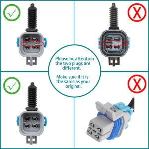 O2 Oxygen Sensor Upstream 2Pcs Compatible with Cadillac Escalade Chevrolet Silverado Suburban & More Replaces# 234-4668, 15284, 21546, SG1857, 8125731670, 12583804