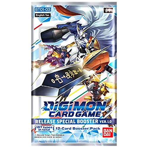 BANDAI NAMCO Entertainment Digimon Card Game: Release Special Booster Version.1.0 - Trading Card Game, Mixed Colours (BCL2557910)