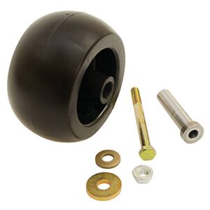 RAParts One Deck Wheel/Roller Kit Fits Kubota, Fits Exmark, Fits Toro 103-7263 103-4051 103-3168