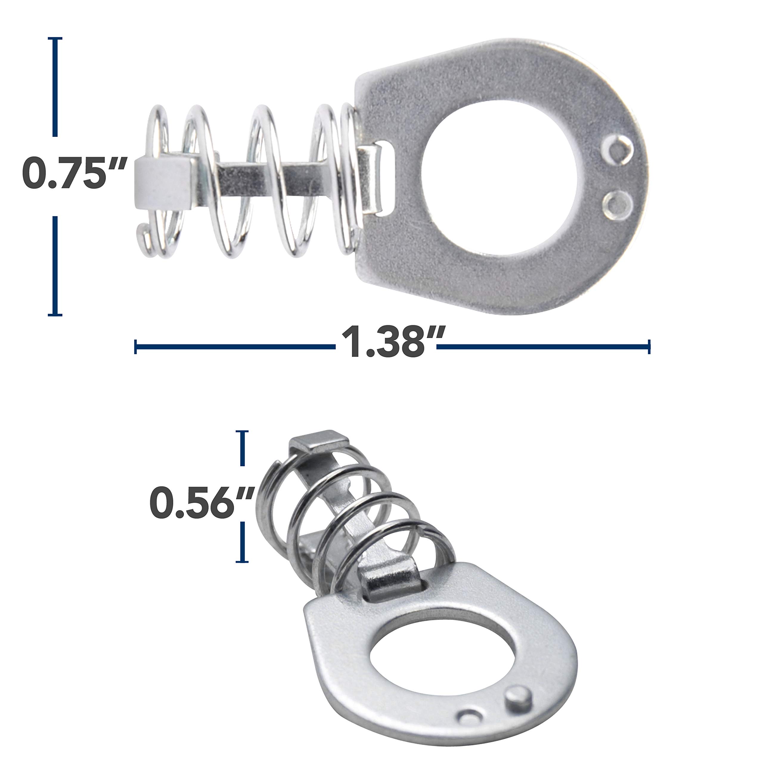 Leisure Coachworks Steel Fastener RV Water Heater Latch Twist Cam Lock (2-Pack)