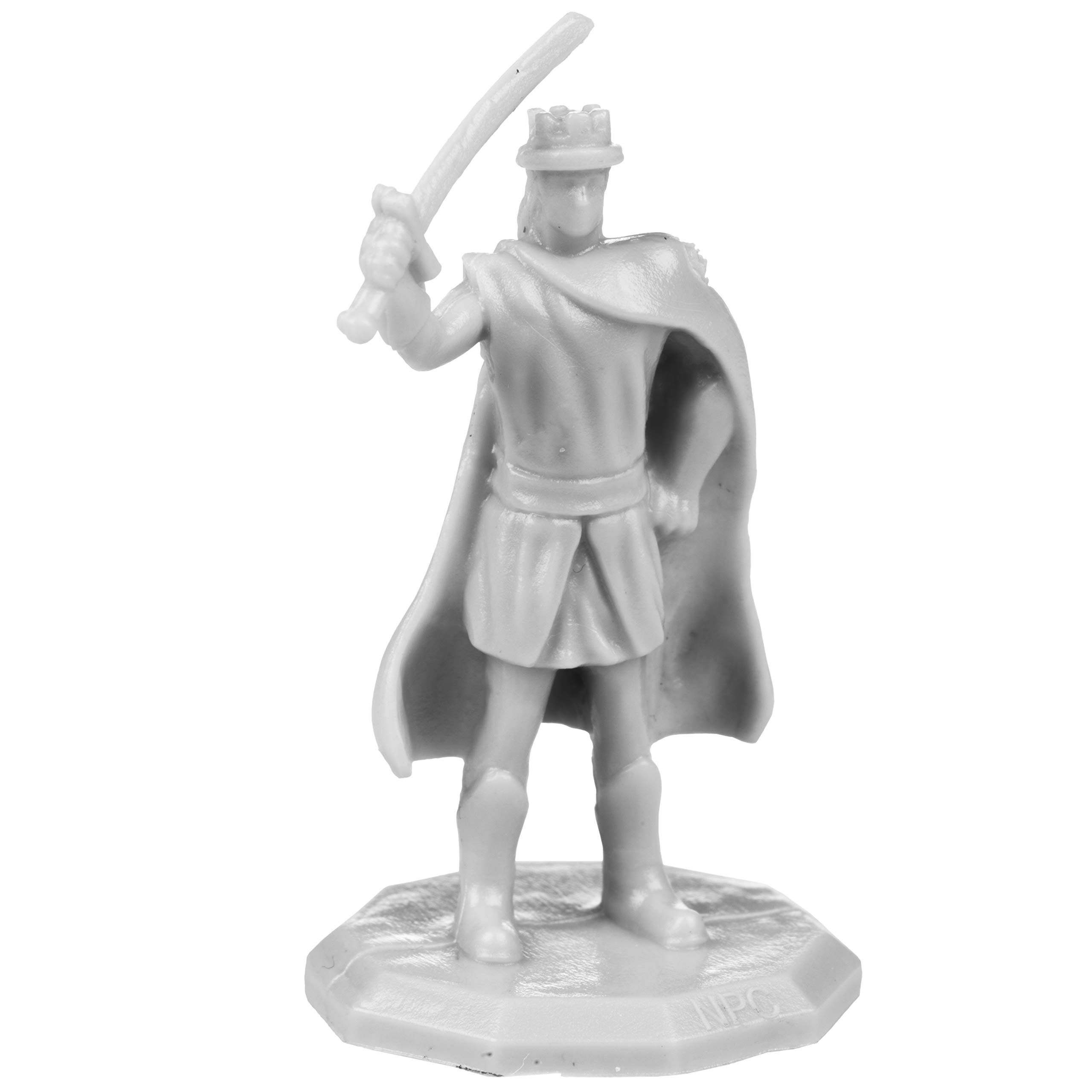 Townsfolk Mini Fantasy Figures Set- 64 Non Player Character NPC Miniatures - 1" Hex Nobility, Merchants, and More - Compatible with DND Dungeons Dragons, Pathfinder, RPG Tabletop-Games