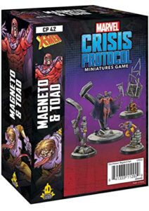 fantasy flight games marvel: crisis protocol magneto and toad character pack