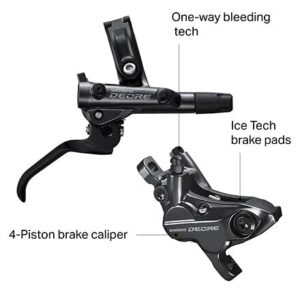 SHIMANO Deore Br-M6120 Disc Brake Black, Rear