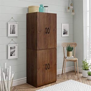 mainstay 4 door storage cabinet, espresso