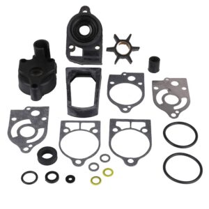 77177a3 water pump repair kit with housing replacement for mercury and mariner 2-cycle outboards 30 hp - 70 hp - replace 46-77177a3 sierra 18-3324 glm12100