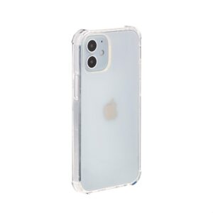 amazon basics shockproof and protective case for iphone 12 pro max, crystal clear