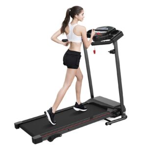 sharewin folding treadmills for home portable electric with incline running exercise machine compact treadmill with lcd and mobile phone holder perfect for home fitness workout jogging walking