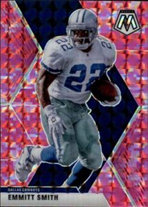 2020 mosaic football prizm camo pink #64 emmitt smith dallas cowboys official panini nfl trading card