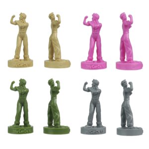 BMC Rosie The Riveter Plastic Figures - 12pc Tan OD Green Gray & Pink - USA Made