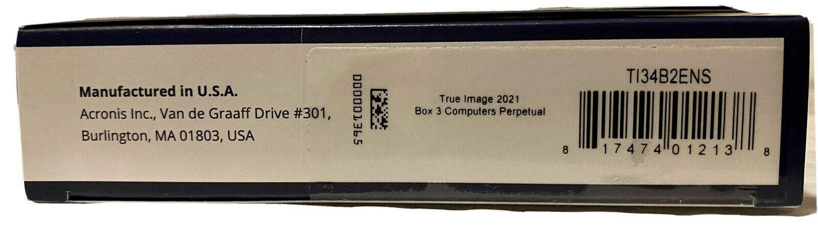 Acronis True Image 2021 PC/Mac Perpetual License Box Version (3-Users)