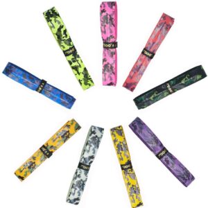 Abovehill Tennis Racket Grip Tape Keel Design Camouflage Non-Slip for Tennis Racket Badminton Racket Baseball Bat Bicycle Grip Fishing Rod Grip 9-Pack