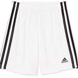 adidas boys Classic 3-stripes Shorts, White, 3T US