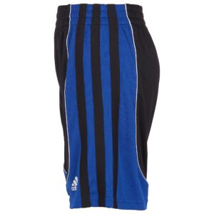 adidas Boys' AEROREADY Basketball Creator Shorts, Black with Team Royal Blue, 7