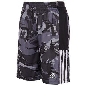 adidas baby boys' aeroready action camo shorts, black, 3t