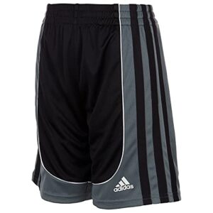 adidas boys' aeroready basketball creator shorts, black, 6