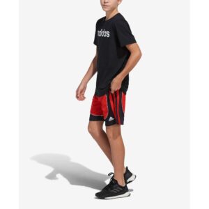 adidas boys Bball Creator Shorts, Vivid Red, 8-15 Years US