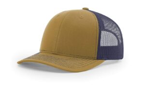 richardson men's 112 trucker osfa baseball hat ball cap, blue, medium