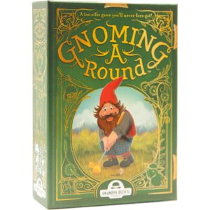 grandpa beck's games gnoming a round | fun family card game | enjoyed by kids, teens, & adults | from the creators of cover your assets - 2-7 players, ages 7+
