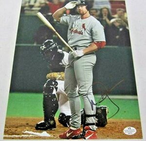 mark mcgwire st louis cardinals signed autographed 8x10 photo