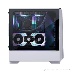 Phanteks (PH-EC360ATG_DWT01) Eclipse P360A Ultra-fine Performance Mesh, Mid-Tower case, Tempered Glass, Digital-RGB Lighting, White