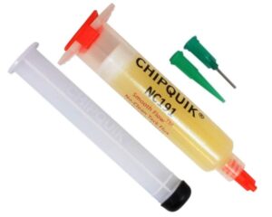 chip quik nc191 smooth flow tack flux no-clean (10cc syringe)