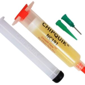 CHIP QUIK NC191 Smooth Flow Tack Flux No-Clean (10cc Syringe)