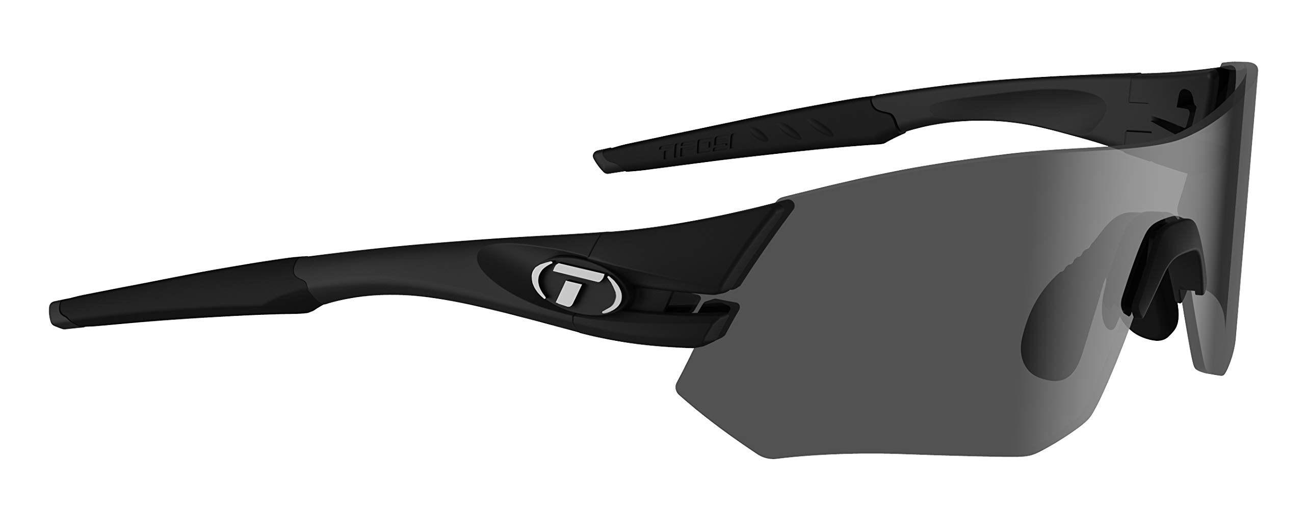 Tifosi Optics Tsali Sunglasses (Matte Black, Smoke/AC Red/Clear)